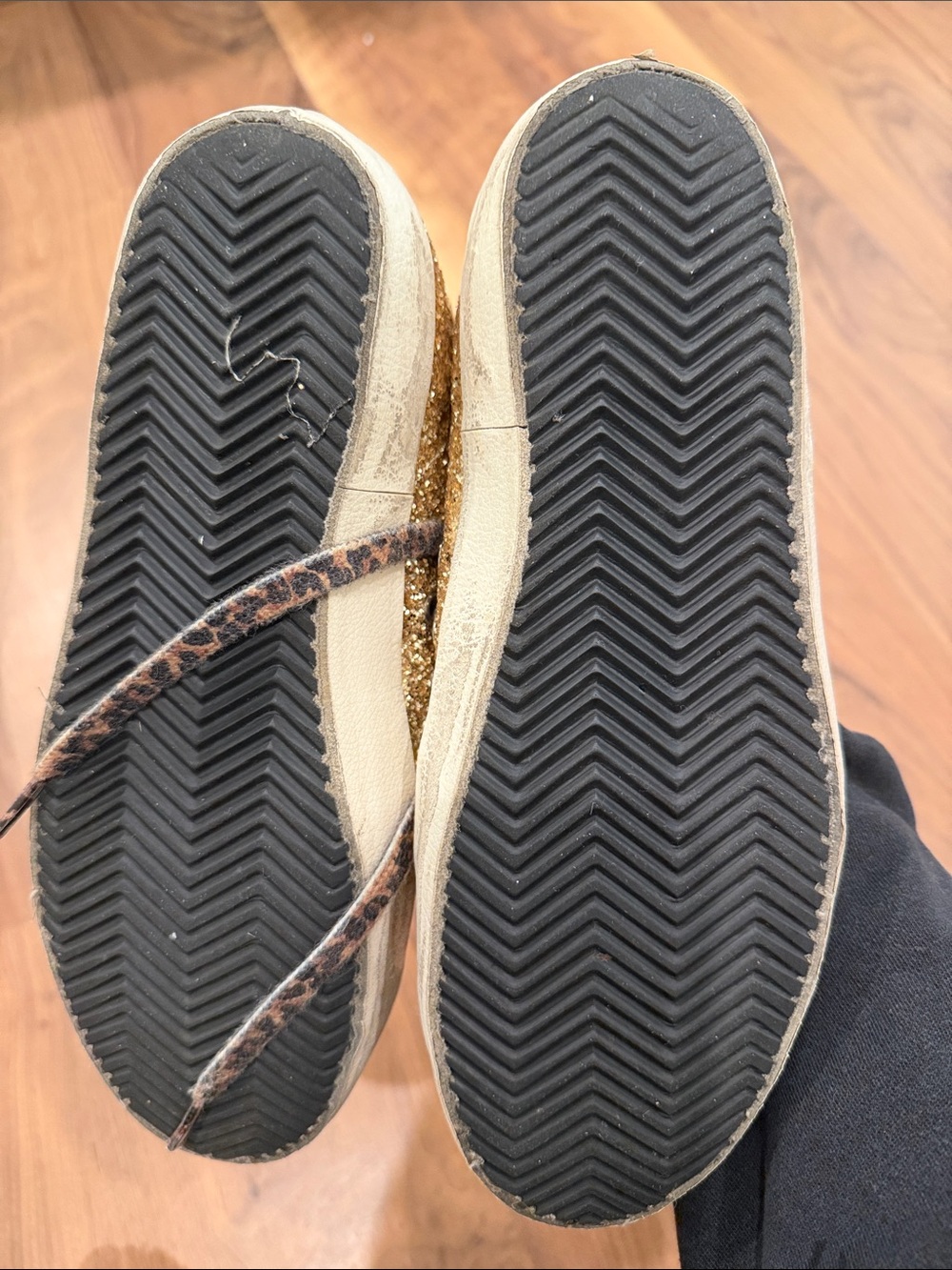 Golden Goose Gold Glitter Superstar - Picture 3 of 11